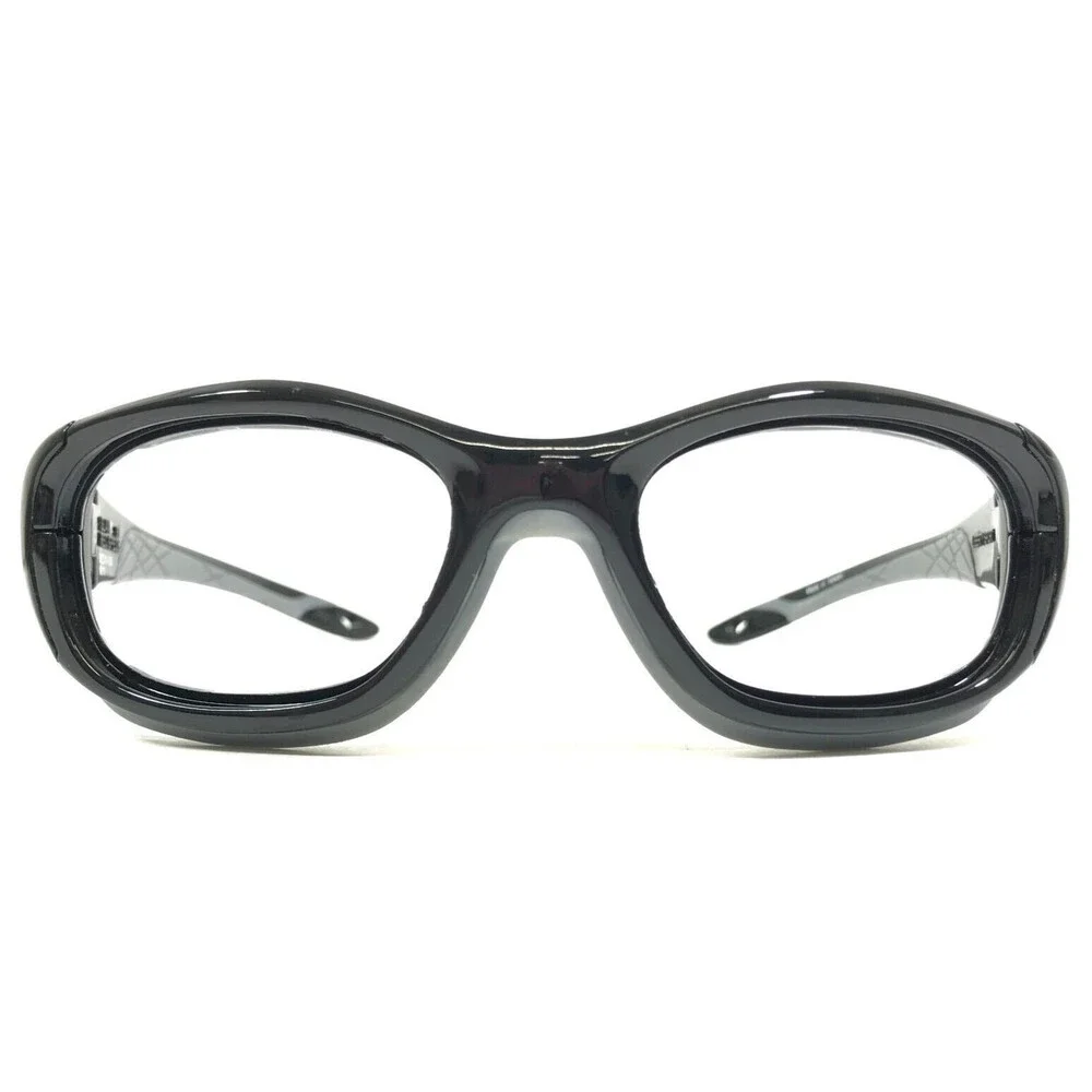 Rec Specs Athletic Goggles Frames SLAM XL 210 Shiny Black Gray Wrap 55-19-135